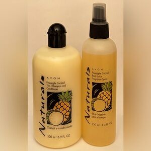 Avon Naturals Pineapple Cocktail 2-in1 shampoo & conditioner + body spray